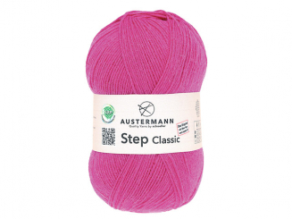 Austermann Sockenwolle Step Classic 4fach Farbe 1016 pink