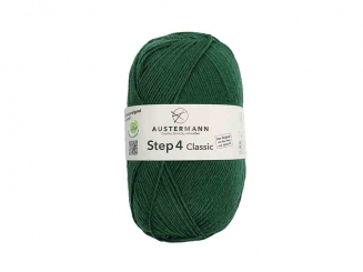 Austermann Sockenwolle Step Classic 4fach Farbe 1043 tanne