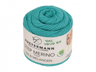 Austermann Step Merino 4fach uni Farbe 1004 curacao
