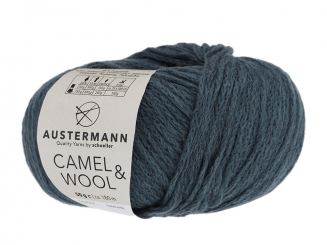 Austermann Wolle Camel & Wool blau