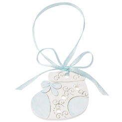 Baby-Boy Anhänger-Schuh, ca. 4 cm 