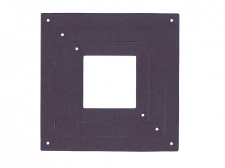 Bastelpackung XXL 3 D Stern vorgestanzt lila  metallic 