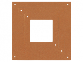 Bastelpackung XXL 3 D Stern vorgestanzt kupfer  metallic 