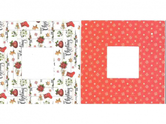 Bastelpackung XXL 3 D Stern vorgestanzt Merry Christmas 