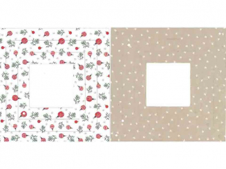 Bastelpackung XXL 3 D Stern vorgestanzt Christbaumkugeln 