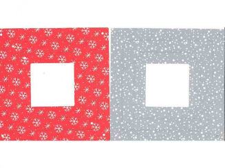 Bastelpackung XXL 3 D Stern vorgestanzt Schneeflocken 