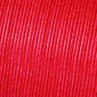 Baumwollkordel ø 1 mm gewachst rot