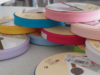 Baumwollschrägband  18 mm breit Baumwollschrägband  18 mm breit