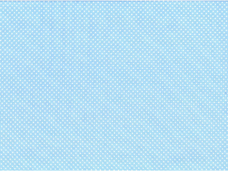 Baumwollstoff bedruckt 145cm weiß-hellblau-Pünktchen 