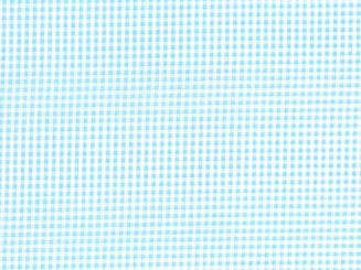 Baumwollstoff bedruckt 145cm weiß-blau-karo 