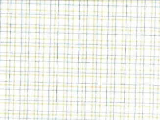 Baumwollstoff bedruckt 145cm karo-weiß-blau-beige 