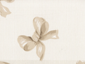 Baumwollstoff bedruckt 145cm beige-große-Schleifen 