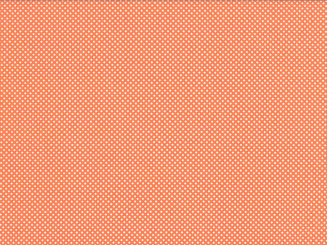 Baumwollstoff bedruckt 145cm-weiß-aprikose Pünktchen 