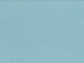 Baumwollstoff bedruckt 145cm-weiß-türkis Püntchen 
