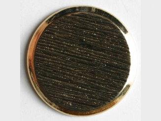 Blazerknopf, vollmetall, strukturiert, flach mit schmalem 