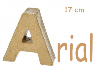 Buchstabe Arial  H 17,5 x B 16,9 T 5,5 cm 