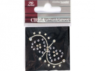 Crea Motion: Zwei Herzen weiss-Stickers 