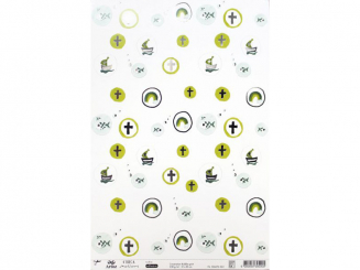 Creamotion Bubbles grün-A4, selbstklebend, 5er Pack 