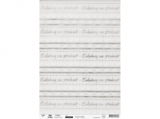 Creamotion Einladung-A4, transparent, 5er Pack 