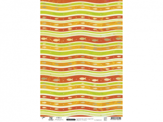 Creamotion Konf-Kom. orange Fische-A4,selbstklebend,5er Pack 