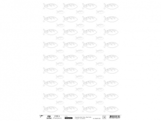 Creamotion Konf-Kom. silber Fische-A4, transparent , 