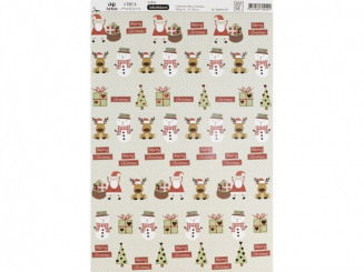 Creamotion Merry Christmas-A4, selbstkl., 5er Pack 