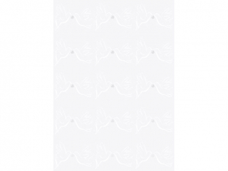 Creamotion moments Tauben-A4, transparent, 5er Pack 