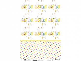 Creamotion Ostern mit Hühner-A4, selbstkl., 5er Pack 