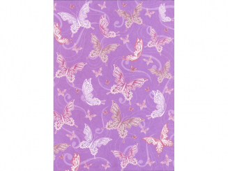 Creamotion Schmetterling lila-A4, selbstklebend, 5er Pack 