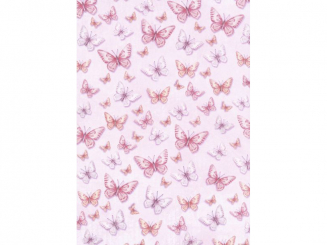 Creamotion Schmetterling rosa-A4, selbstklebend, 5er Pack 