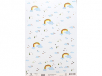 Creamotion Tauben im Himmel-A4, transparent, 5er Pack 