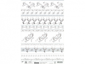 Creamotion Tauben und Gläser-A4, selbstklebend, 5er Pack 