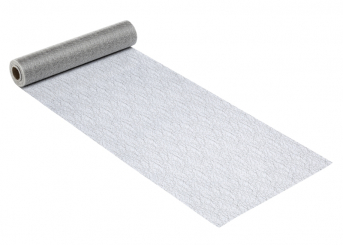 CREApop® Crackle Vlies 28 cm breit, silber 