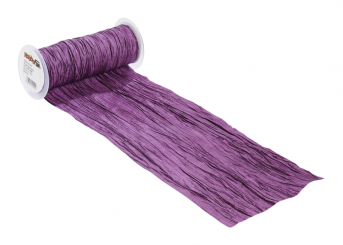 CREApop® Fripé Dekoband 20 cm breit, pflaume 