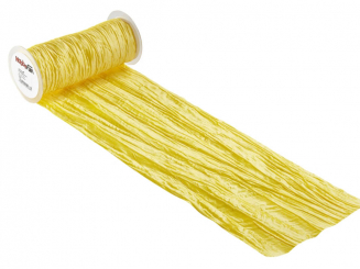 CREApop® Fripé Dekoband 20 cm breit, gelb 