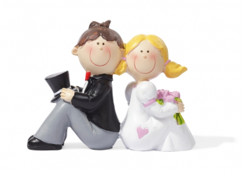 CREApop® Hochzeitspaar IV, ca. 6,5 cm 