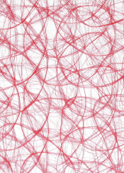 CREAweb 30 cm breit, mohnrot 