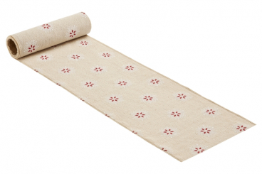 Dekostoff Leinen-optik Design I, 20 cm breit 