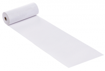 Dekostoff Leinen-optik weiss, 20 cm breit 