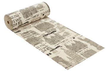 Dekostoff Vintage City, 28 cm breit 