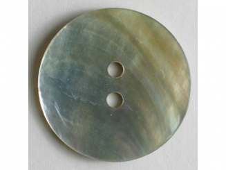 echter Perlmuttknopf mit schöner Oberfläche - Größe: 18mm - Farbe: 