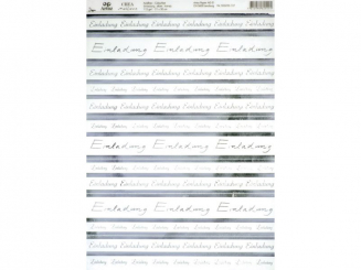 Einladung, silber - transparent-A4, transparent, 5er Pack2 