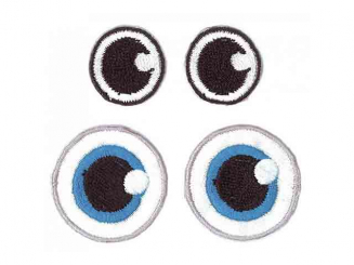 EYE SEE YOU  Augen 2- 2 Paar zum Aufbügeln 