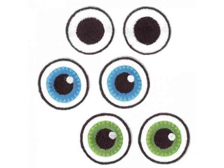 EYE SEE YOU  Augen 3- 3 Paar zum Aufbügeln 