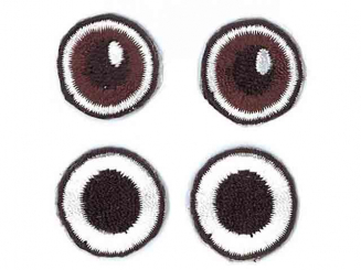 EYE SEE YOU  Augen 4- 2 Paar zum Aufbügeln 