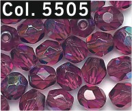 Facettenperlen 4 mm lila 