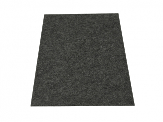 Filzplatte meliert für Deko 30 x 45 cm ,2 mm schwarz