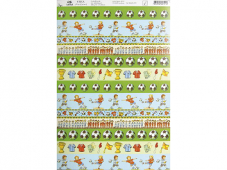 Fussballfreunde-A4, selbstklebend, 5er Pack 