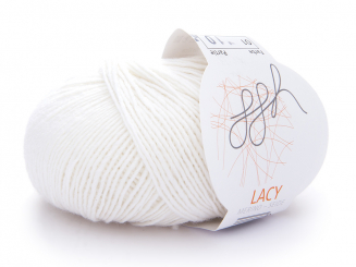 ggh Wolle Lacy Farbe 1 wollweiß