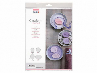 Giessform 10-eck/oval 4St 10-eck 50/55 oval 62/70mm 